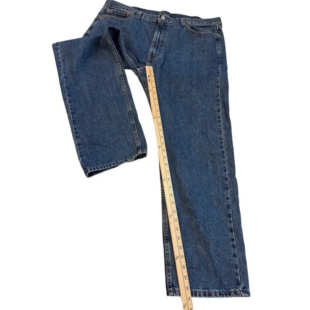 Levis 505 Jeans Mens Sz 40x30 Blue Regular Fit Straight Leg 100% Cotton Classic